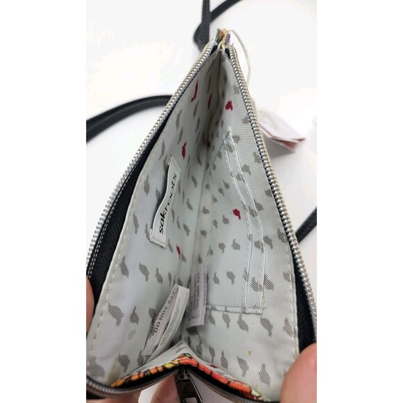 SAKROOTS In Bloom Wallet Ella Smartphone Sling Clutch Snap Closure Crossbody NEW - Picture 4 of 9